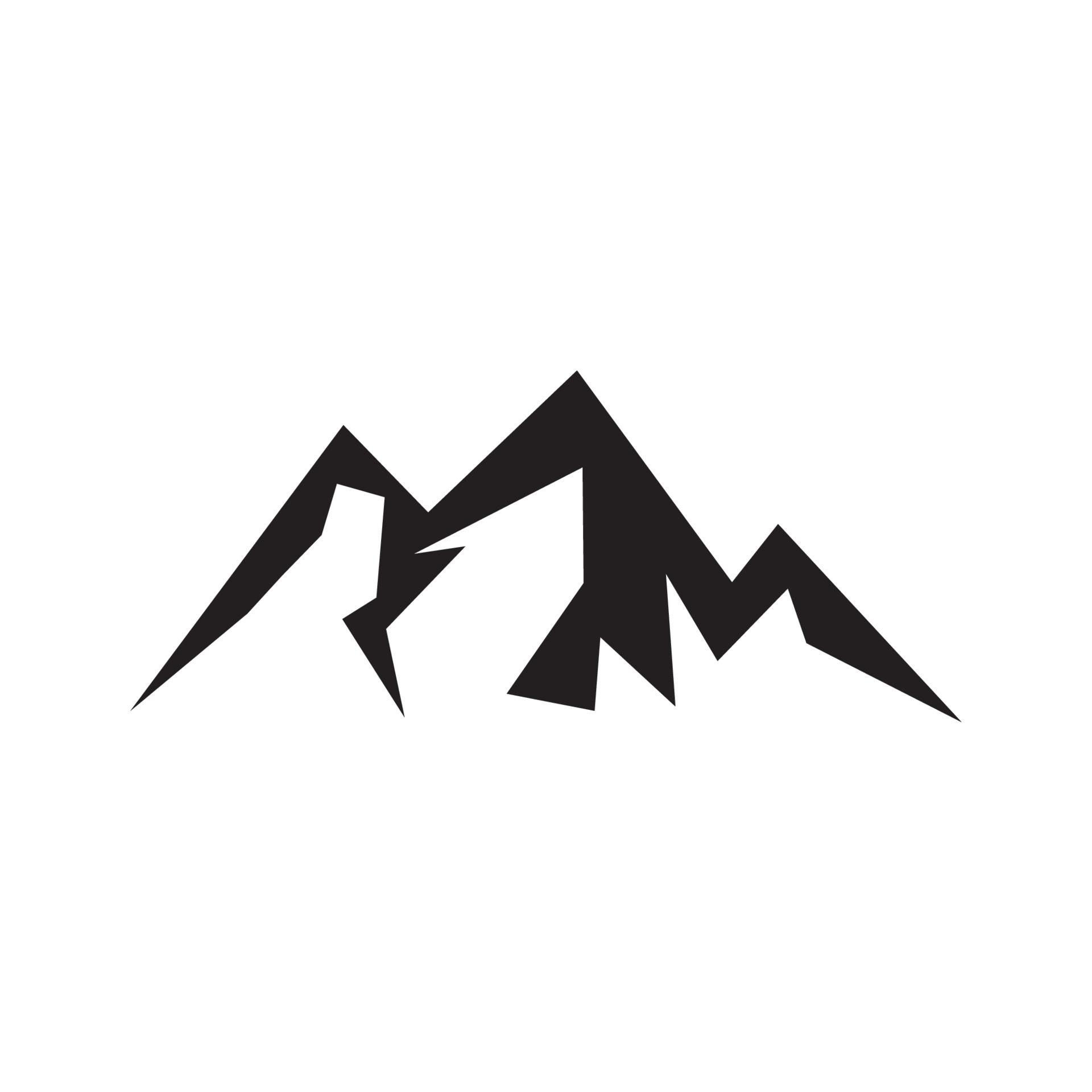 Mountain icon Logo design vector 7406177 Vector Art at Vecteezy