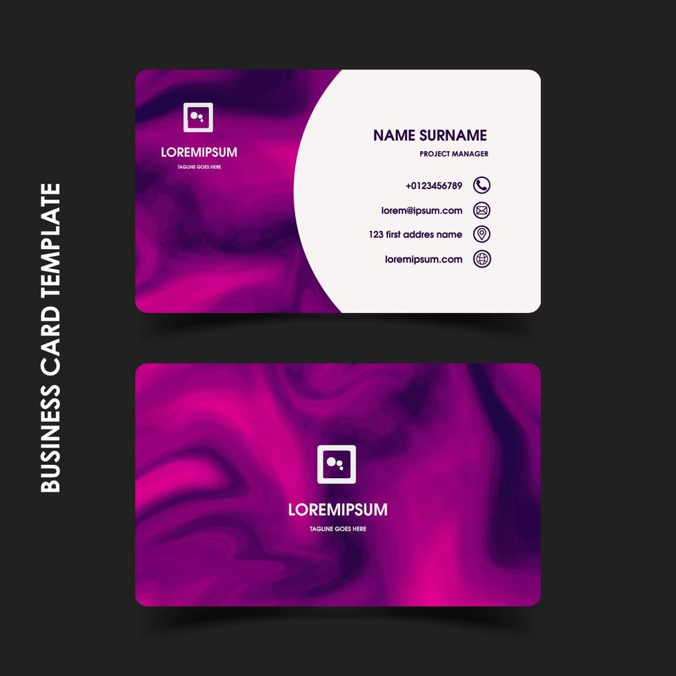 Modern business card template 7406968 Vector Art at Vecteezy