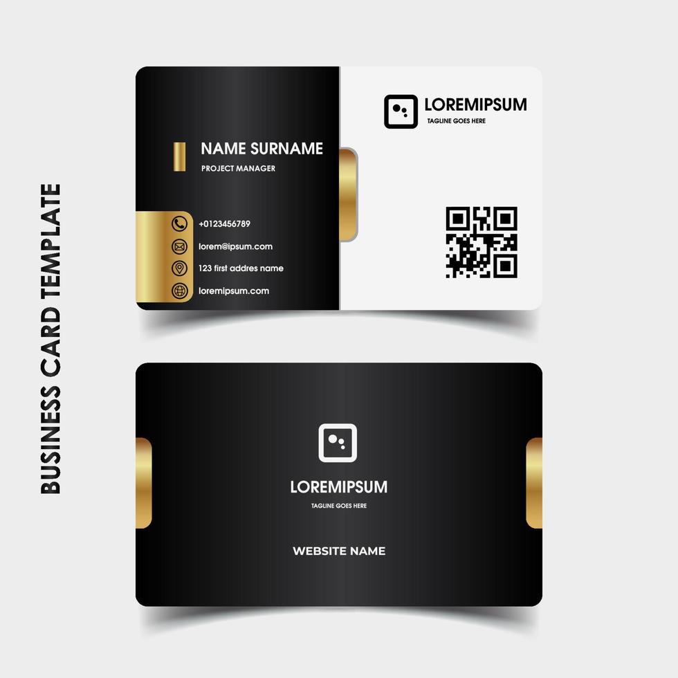 Modern business card template vector