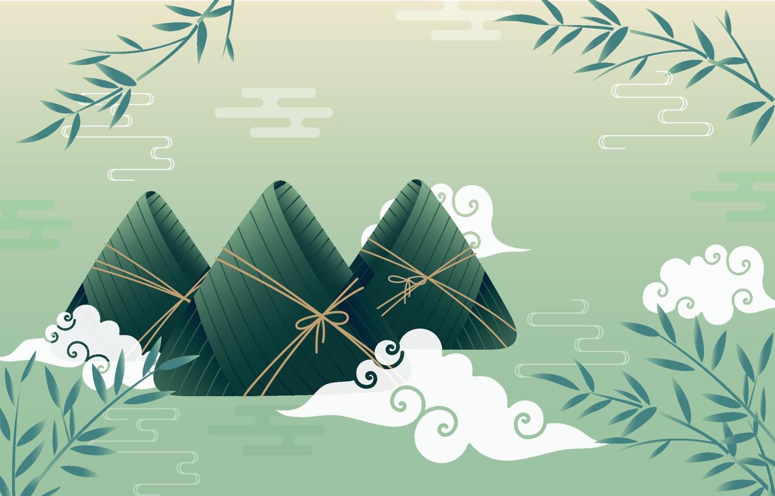 Dragon Boat Festival Background vector