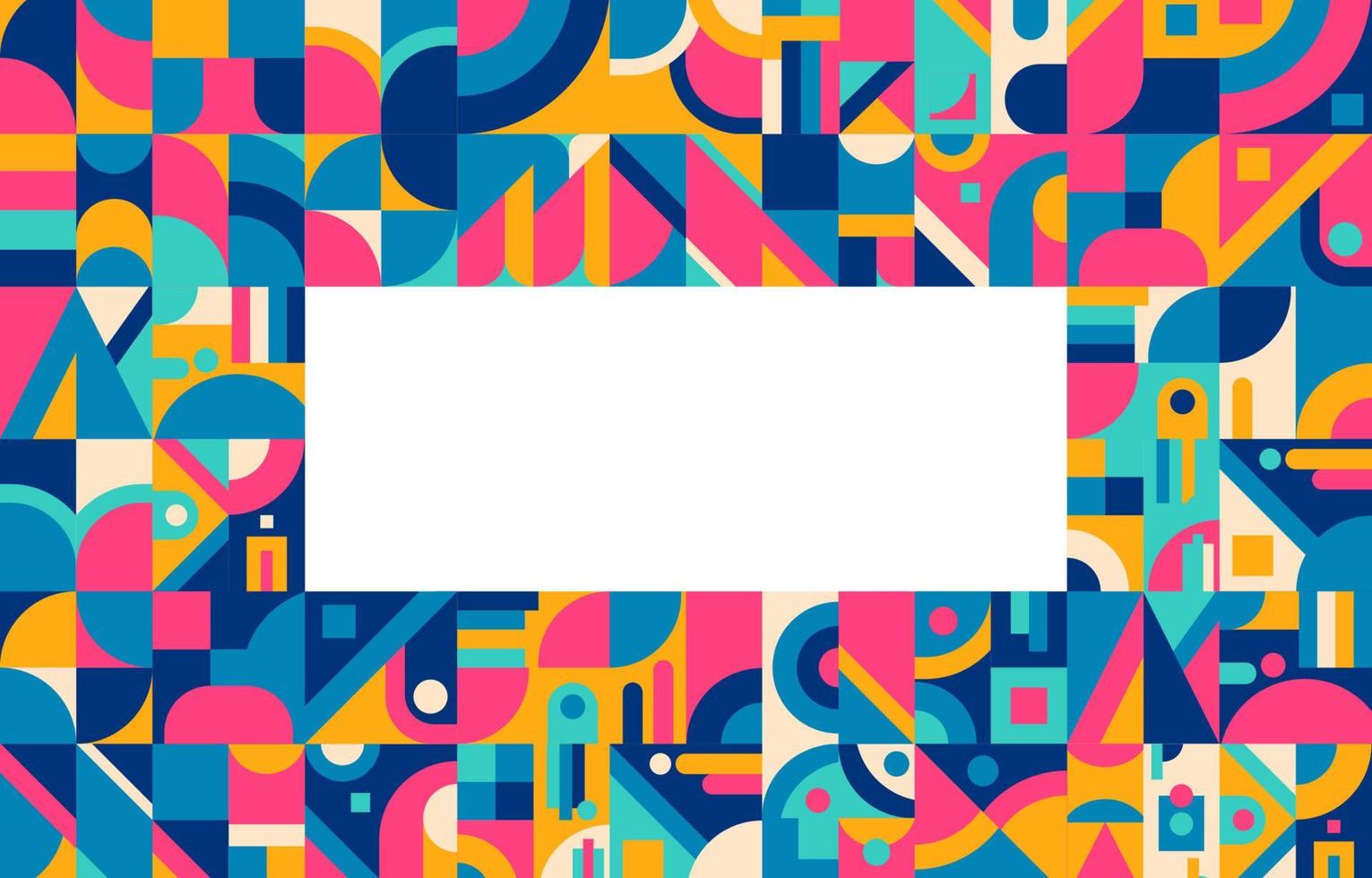 Abstract Rectangle Background Concept vector