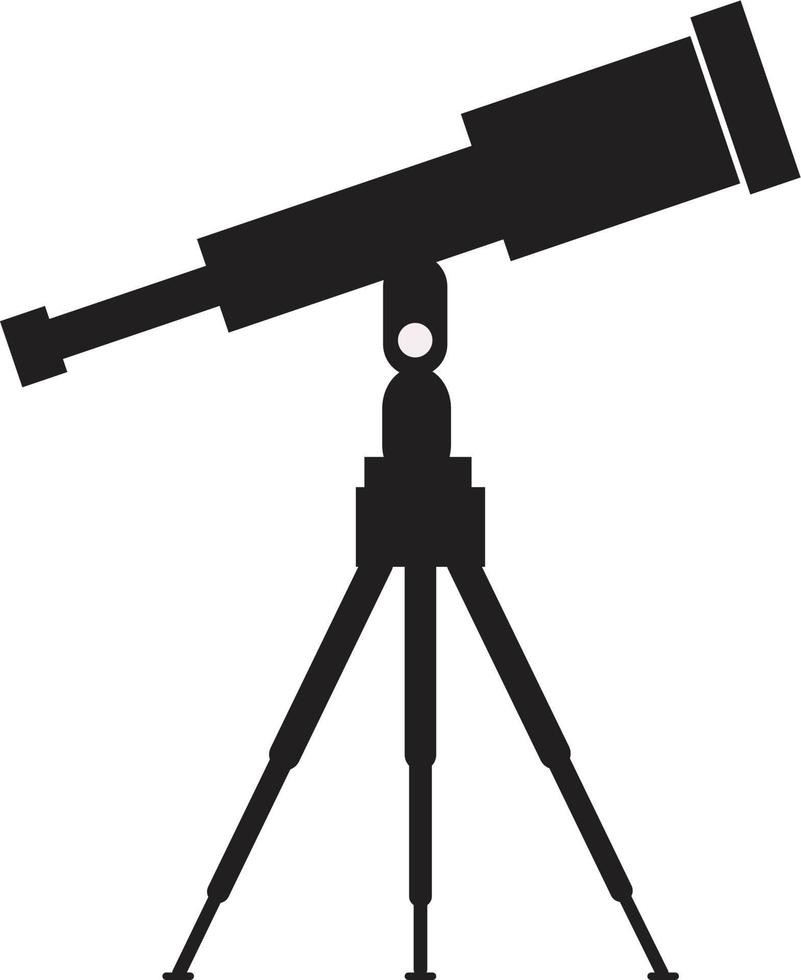 telescope icon. telescope sign. school telescope symbol. vector