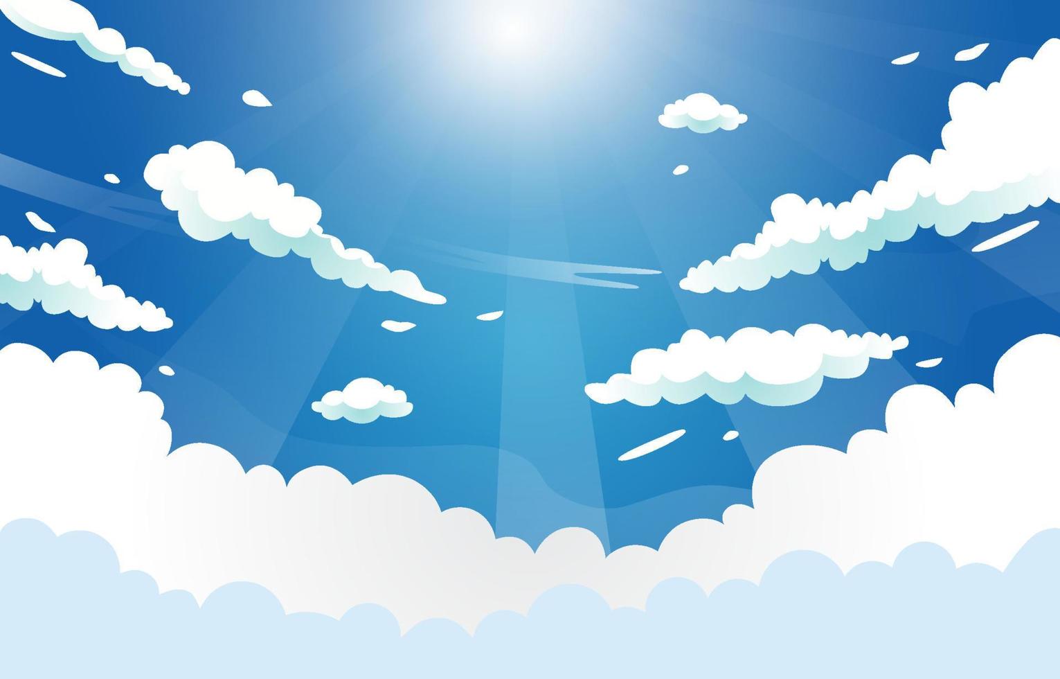 Blue Sky Background vector