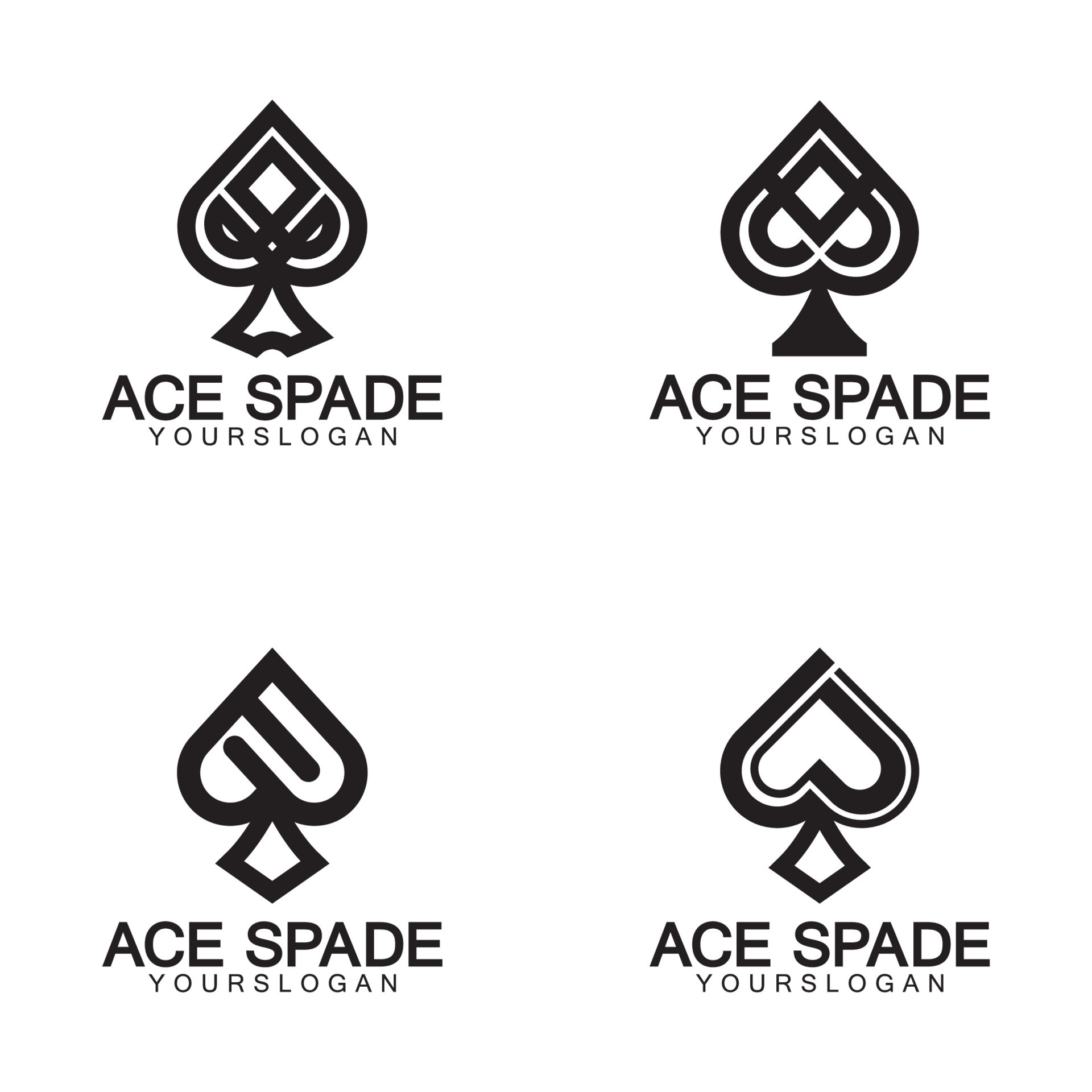 Ace Spades Logo - Free Vectors & PSDs to Download