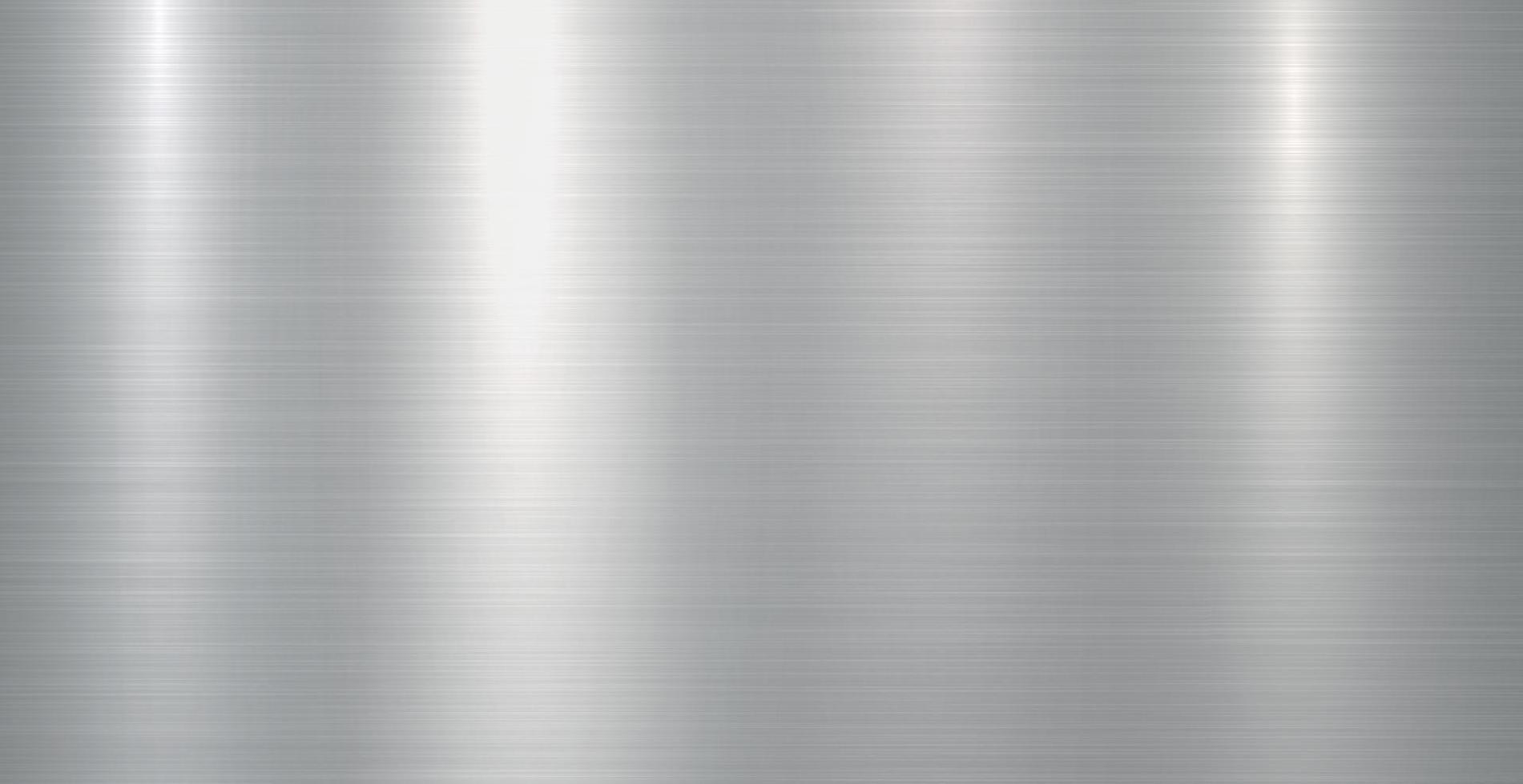 elegante fondo panorámico plata acero metal textura - vector