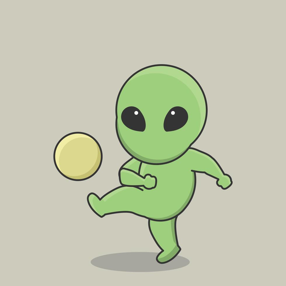 world galaxy space alien planet character ufo cartoon moon vector