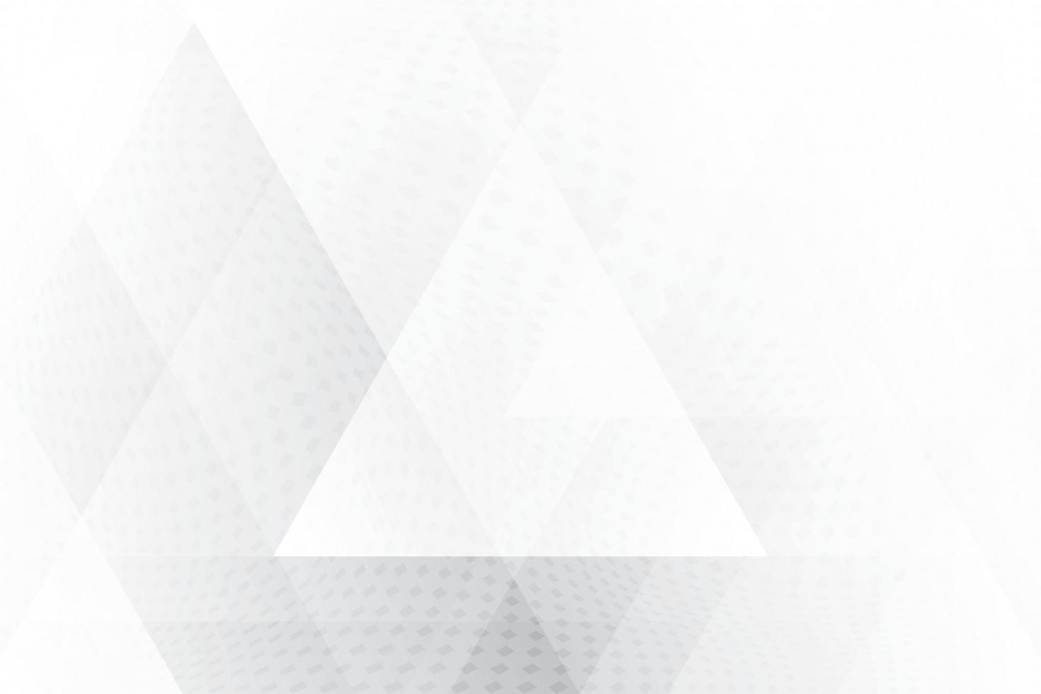 Abstract white and gray color, modern design background with geometric shape. Vector illustration.