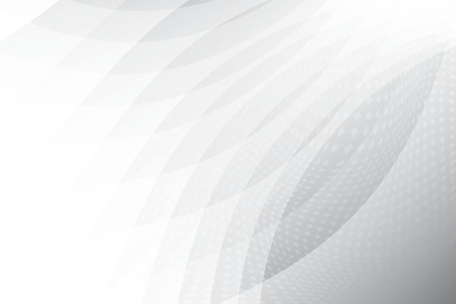 Abstract white and gray color, modern design background with geometric shape. Vector illustration.