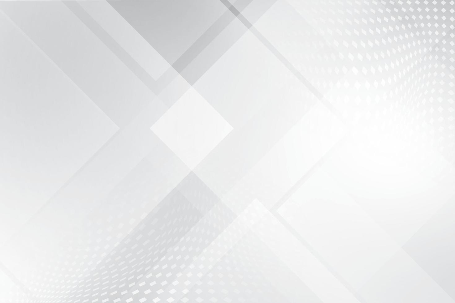 Abstract  white and gray color, modern design background with geometric shape. Vector illustration.
