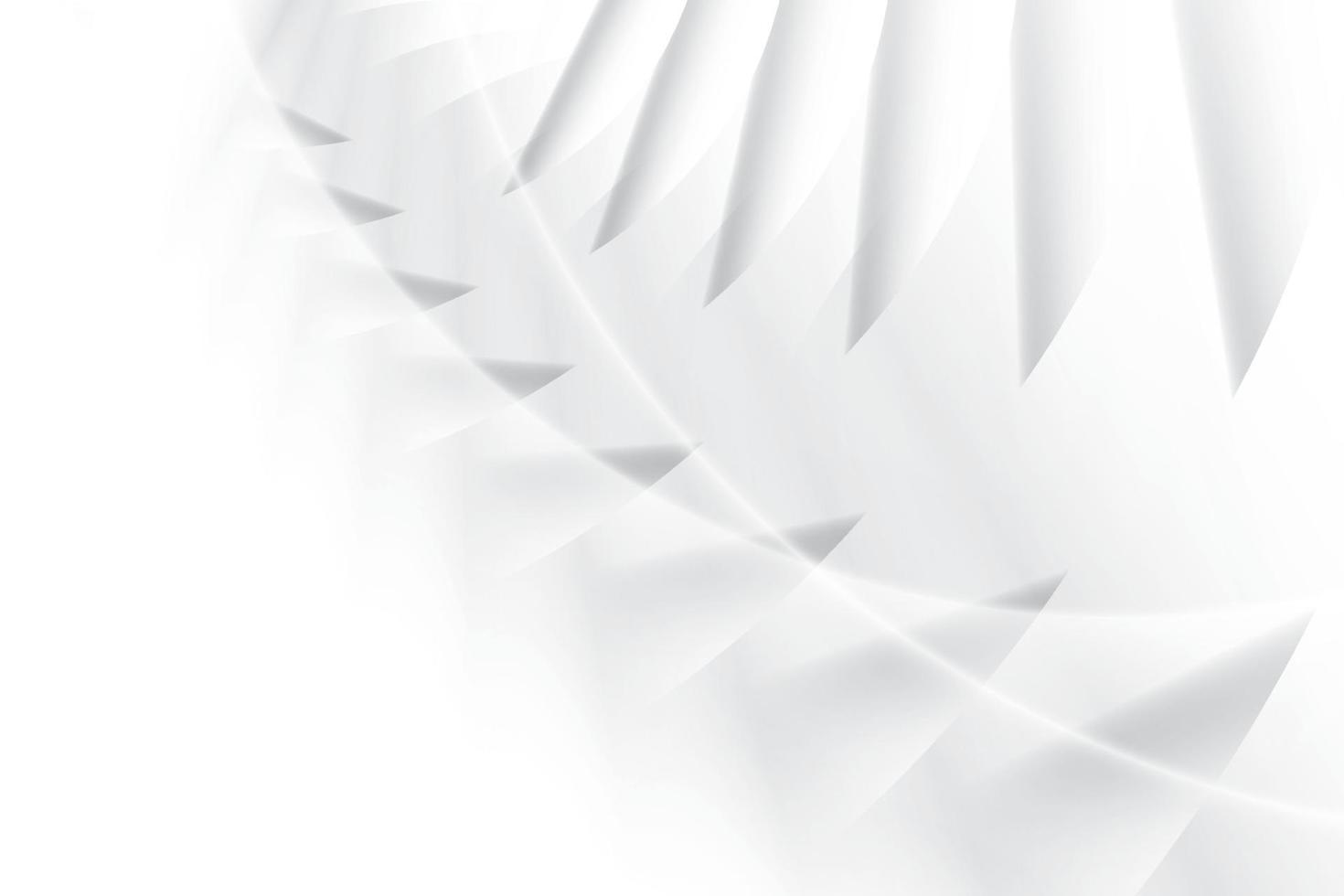 Abstract  white and gray color, modern design background with geometric shape. Vector illustration.