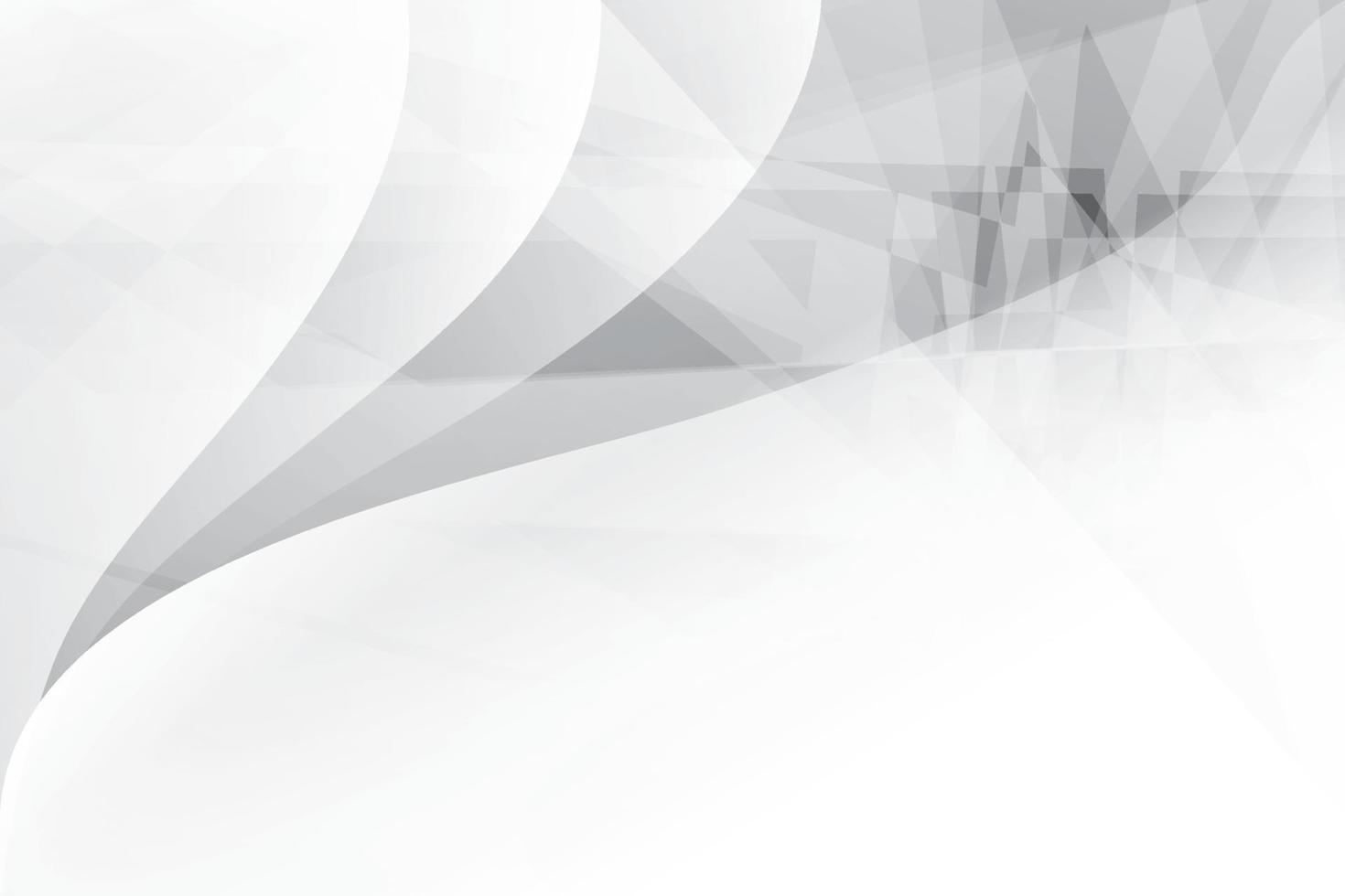 Abstract white and gray color, modern design background with geometric shape. Vector illustration.