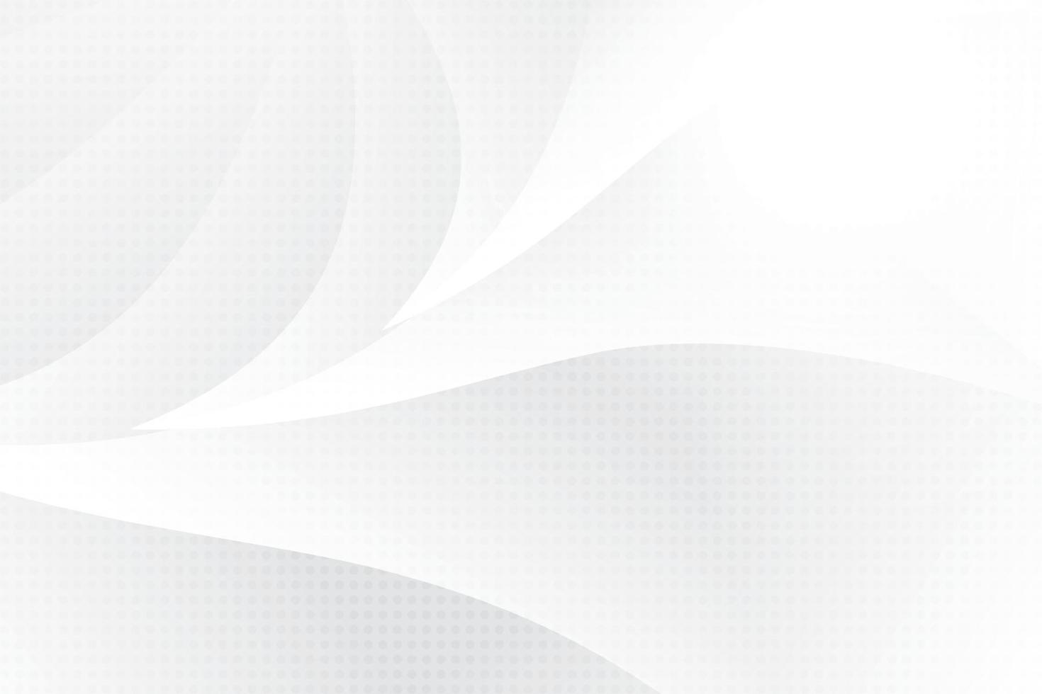 Abstract  white and gray color, modern design background with geometric shape. Vector illustration.