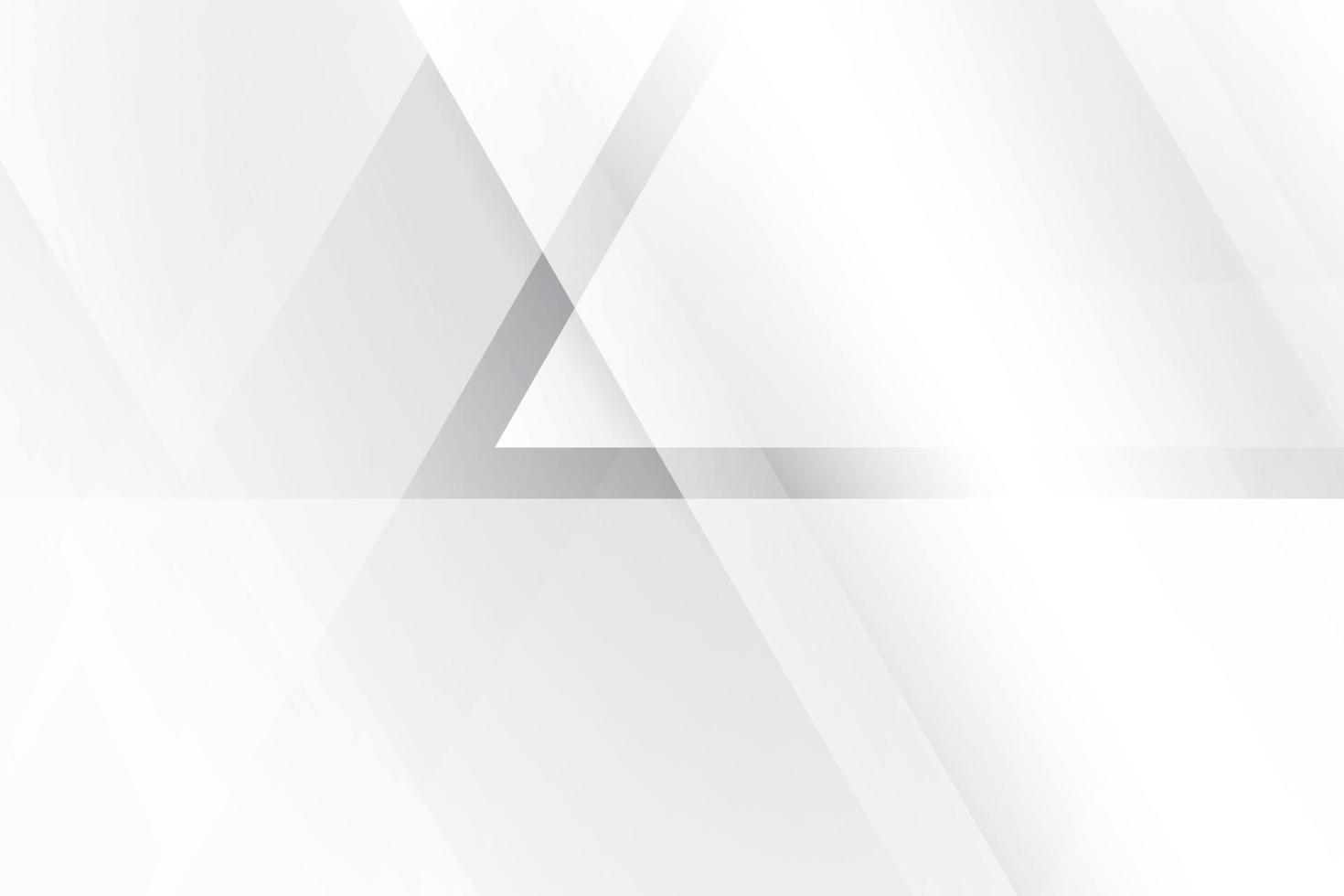 Abstract  white and gray color, modern design background with geometric shape. Vector illustration.