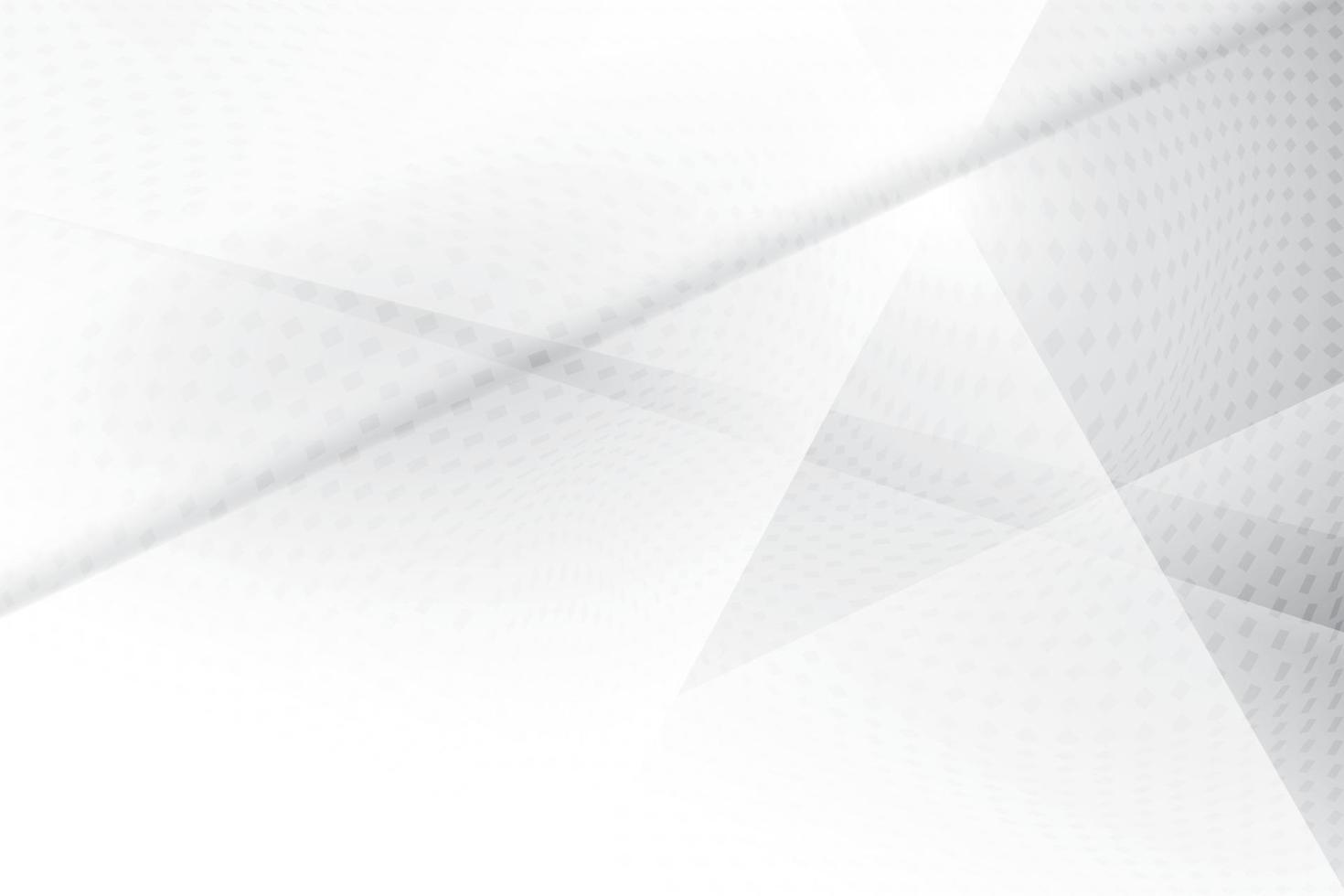 Abstract white and gray color, modern design background with geometric shape. Vector illustration.