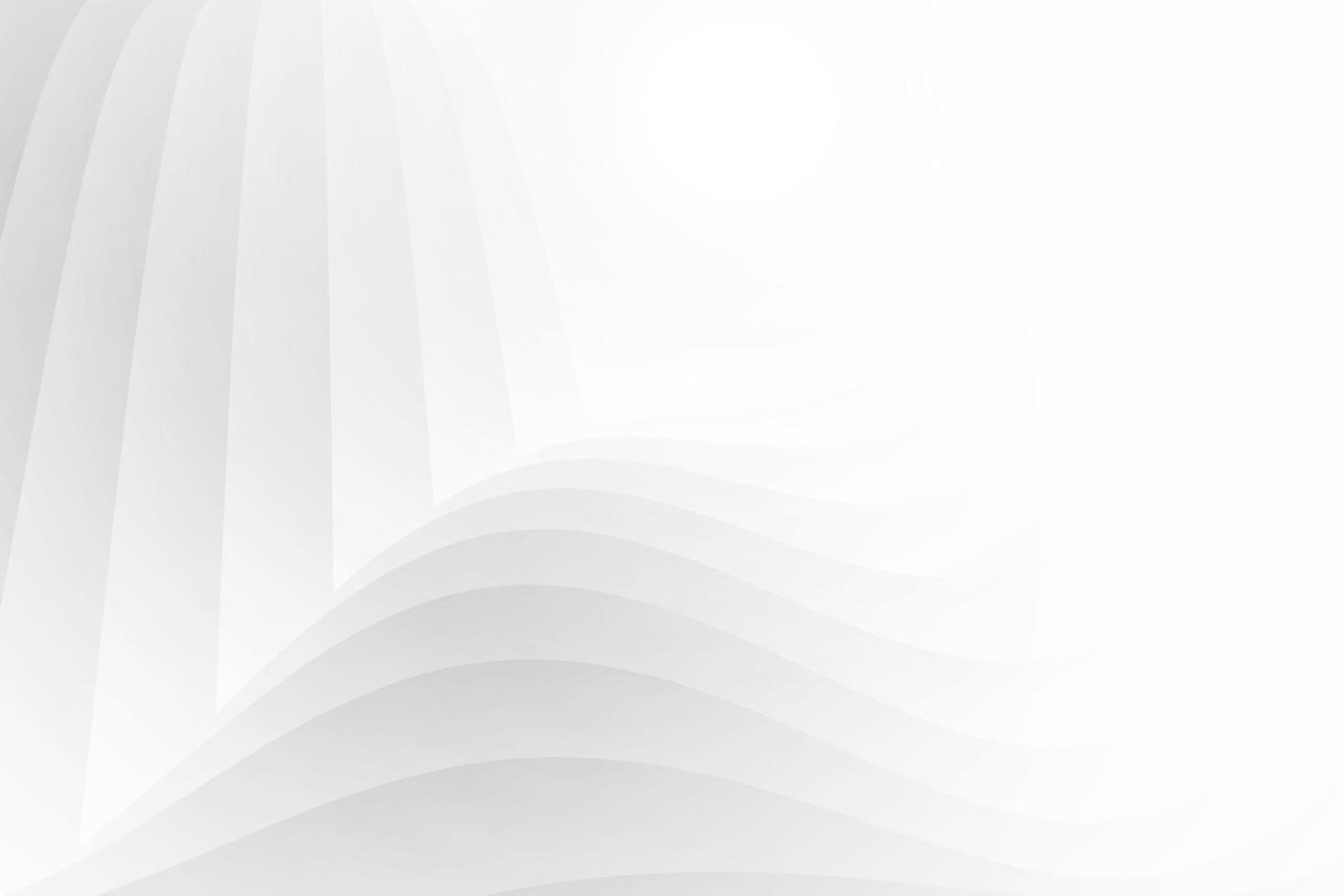 Abstract  white and gray color, modern design background with geometric shape. Vector illustration.