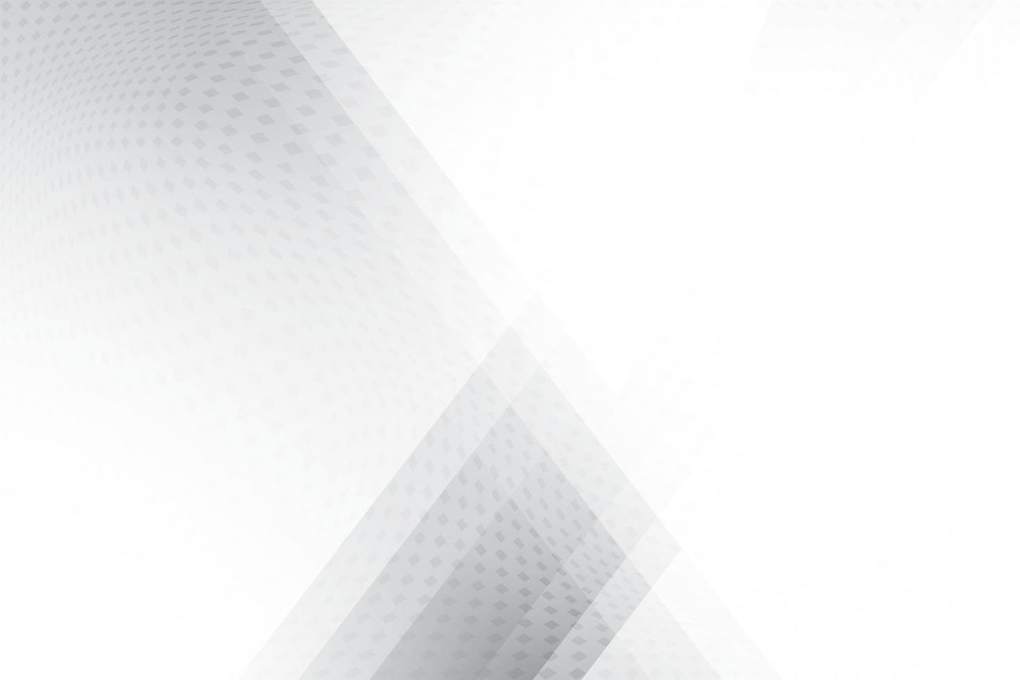 Abstract white and gray color, modern design background with geometric shape. Vector illustration.