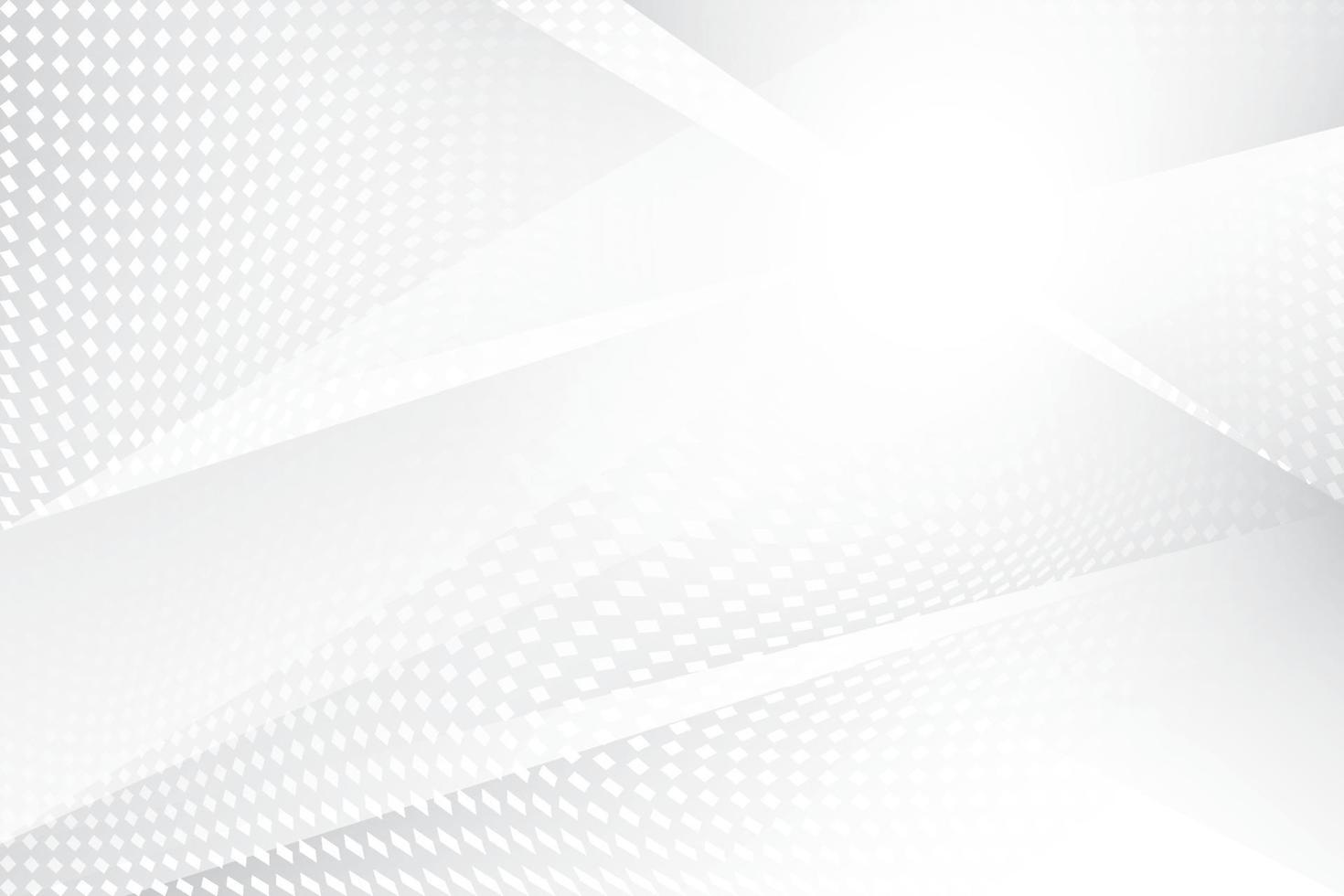 Abstract  white and gray color, modern design background with geometric shape. Vector illustration.