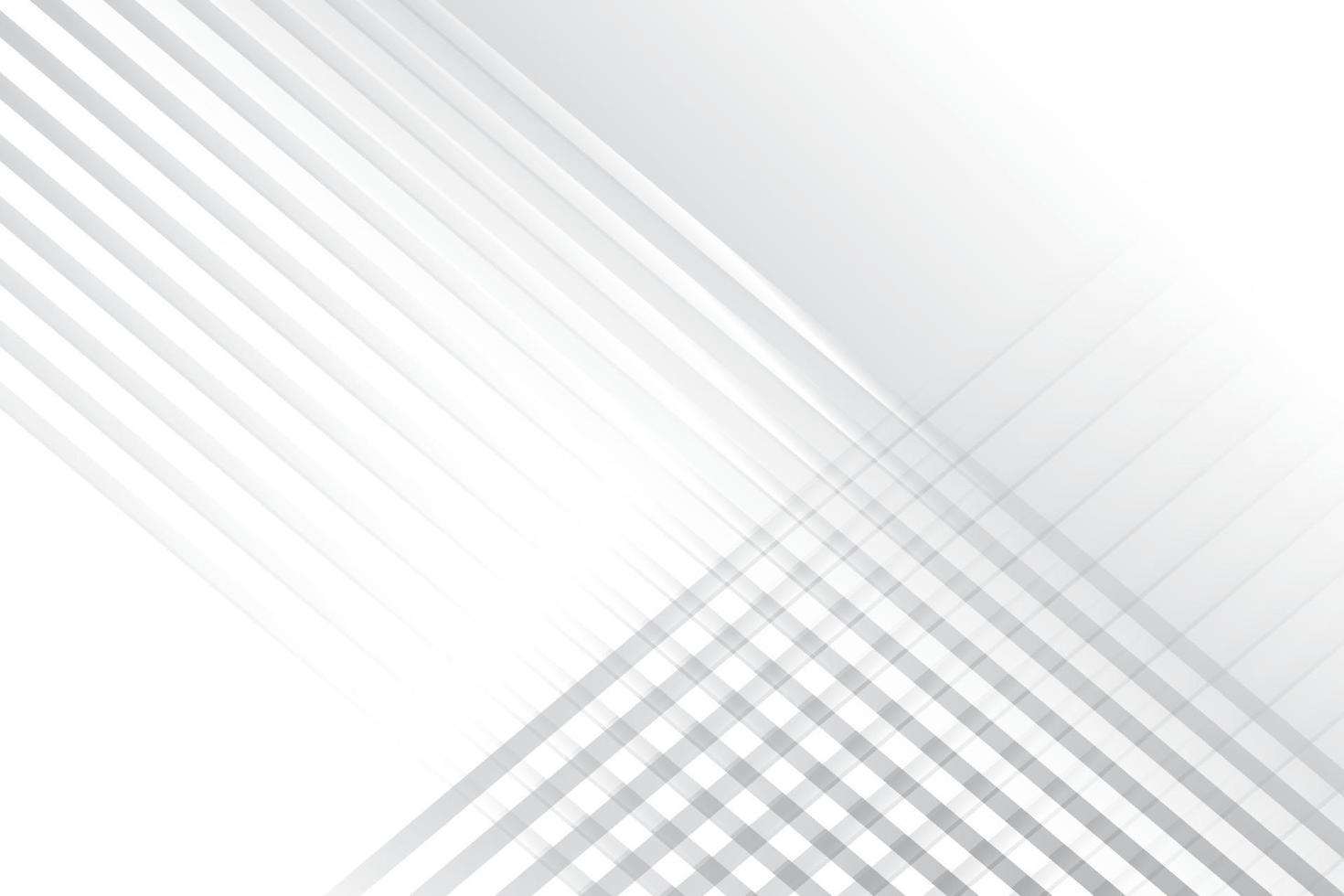Abstract  white and gray color, modern design background with geometric shape. Vector illustration.