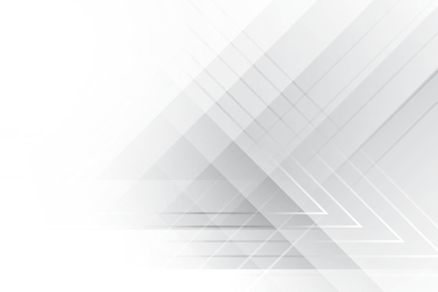 Abstract  white and gray color, modern design background with geometric shape. Vector illustration.