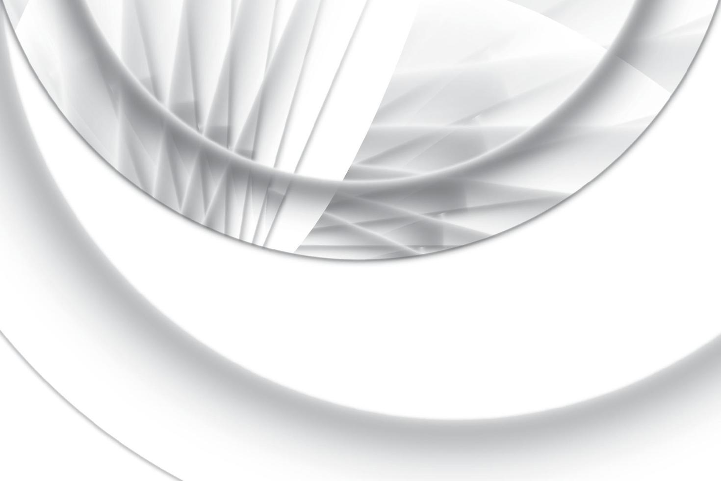 Abstract  white and gray color, modern design background with geometric shape. Vector illustration.