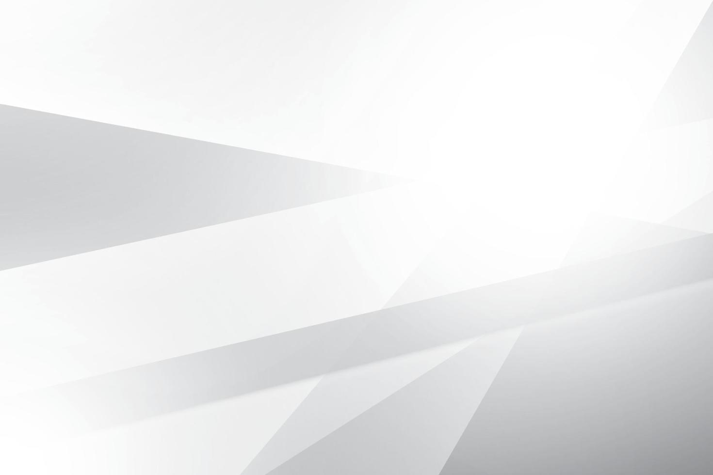 Abstract white and gray color, modern design background with geometric shape. Vector illustration.