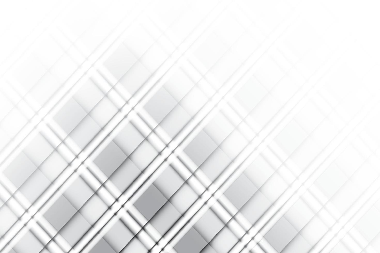 Abstract white and gray color, modern design background with geometric shape. Vector illustration.