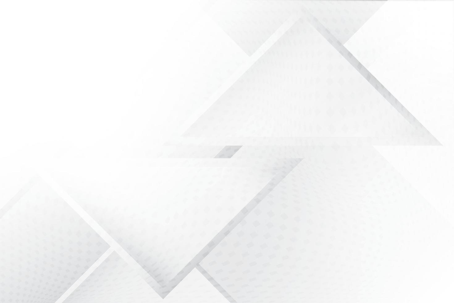 Abstract white and gray color, modern design background with geometric shape. Vector illustration.