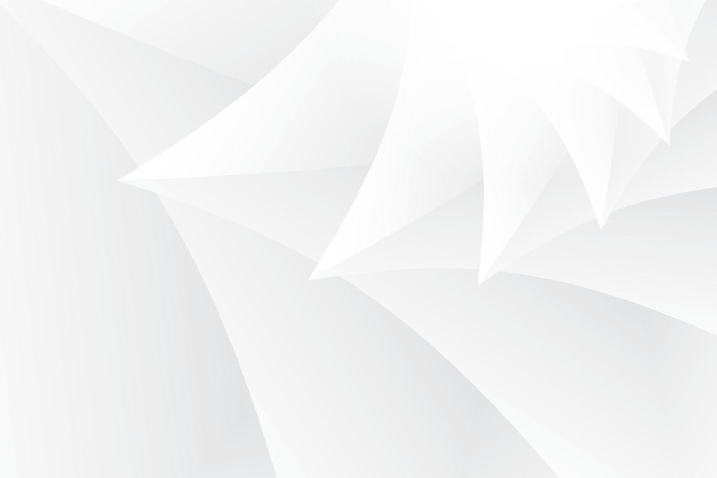 Abstract  white and gray color, modern design background with geometric shape. Vector illustration.