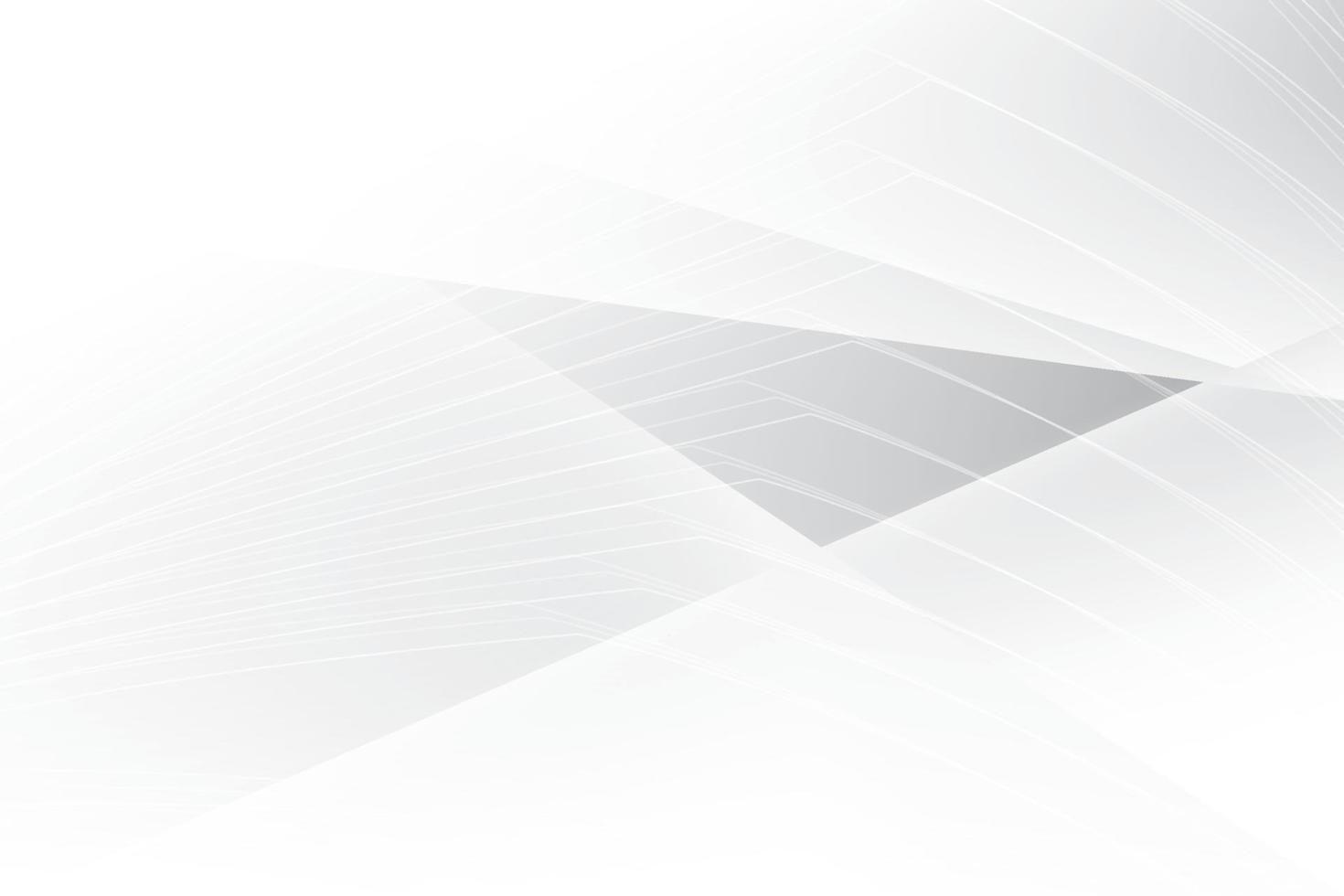 Abstract  white and gray color, modern design background with geometric shape. Vector illustration.