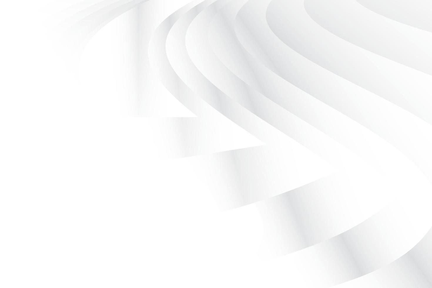 Abstract  white and gray color, modern design background with geometric shape. Vector illustration.