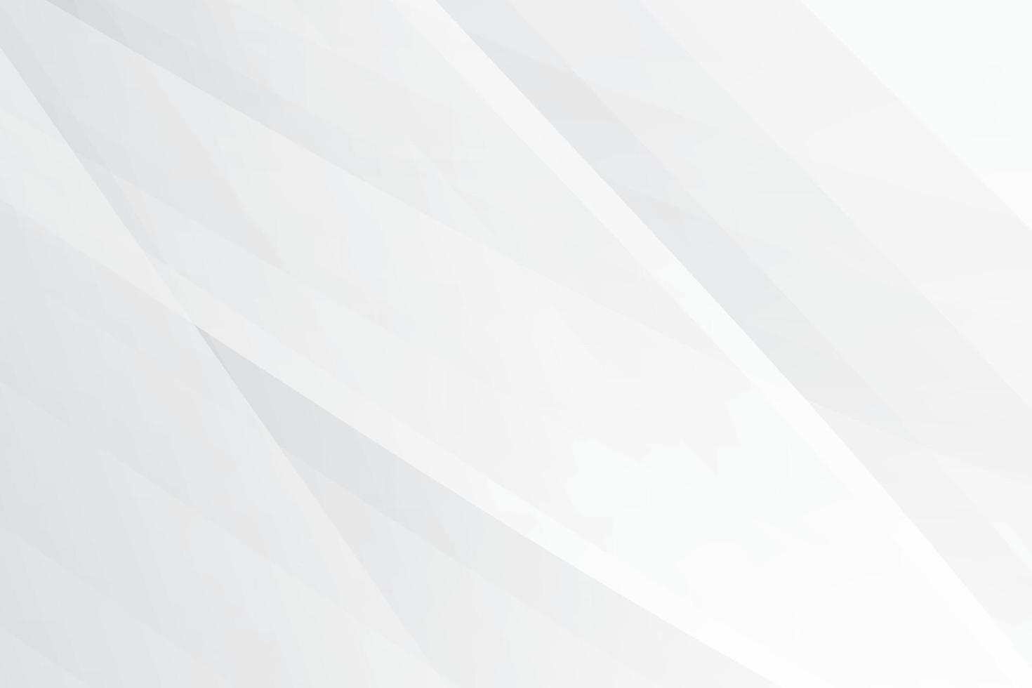 Abstract white and gray color, modern design background with geometric shape. Vector illustration.