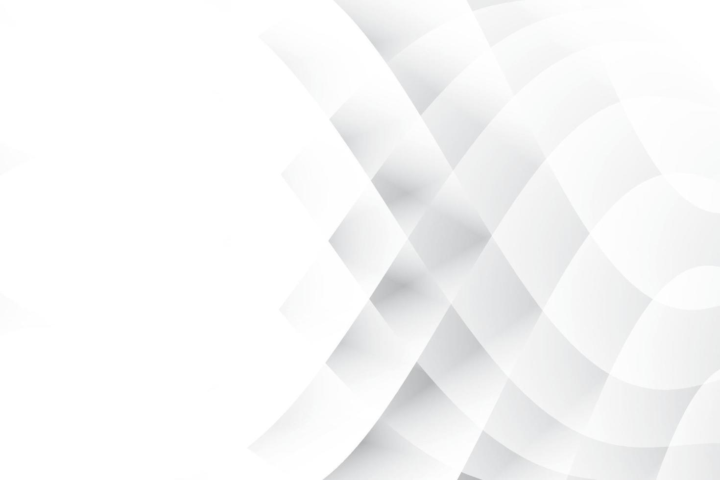 Abstract white and gray color, modern design background with geometric