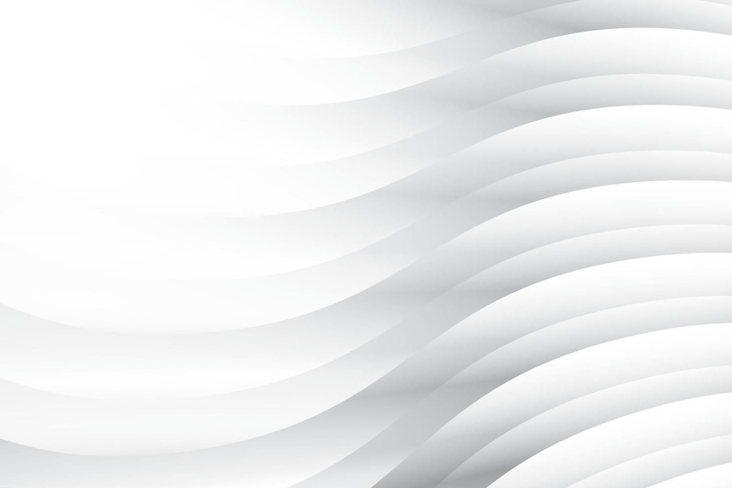 Abstract white and gray color, modern design background with geometric shape. Vector illustration.