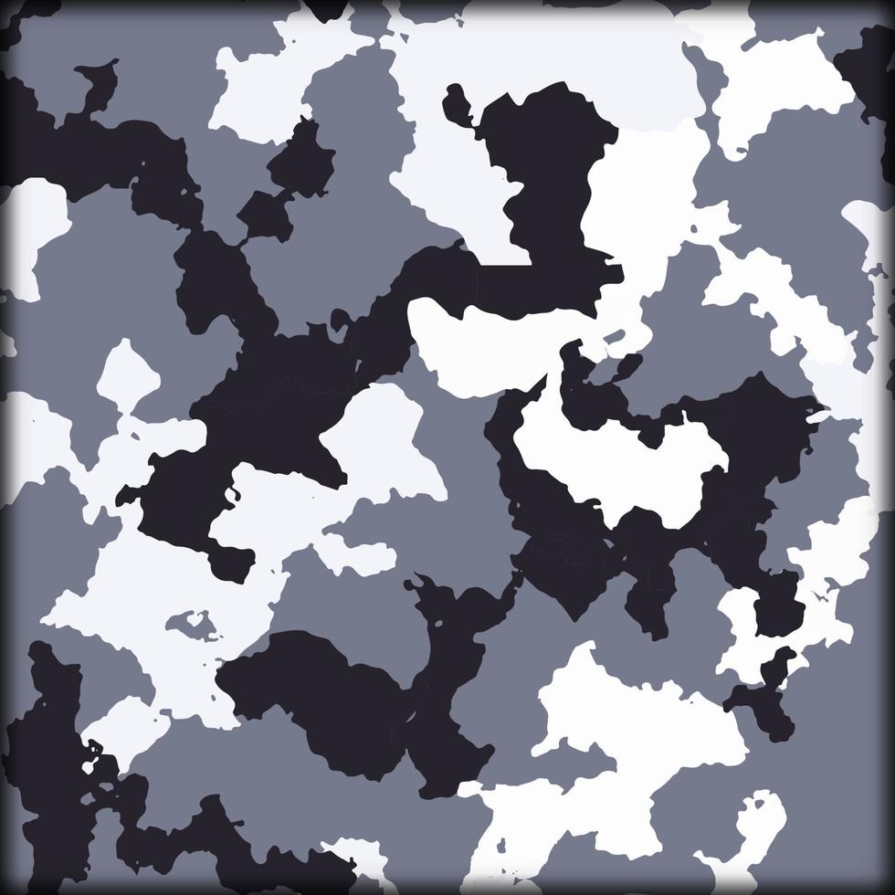 textura de camuflaje en vector blanco y azul