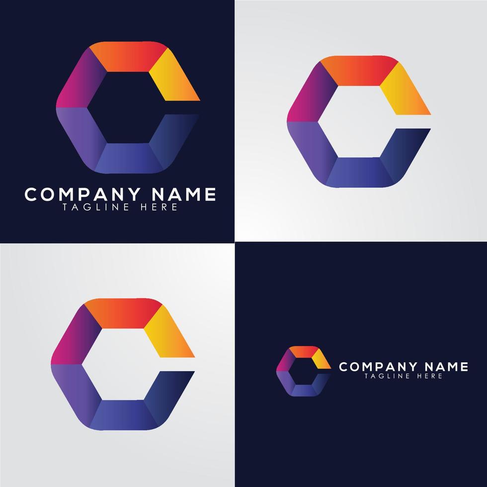 c letter logo, modern logo 7410085 Vector Art at Vecteezy