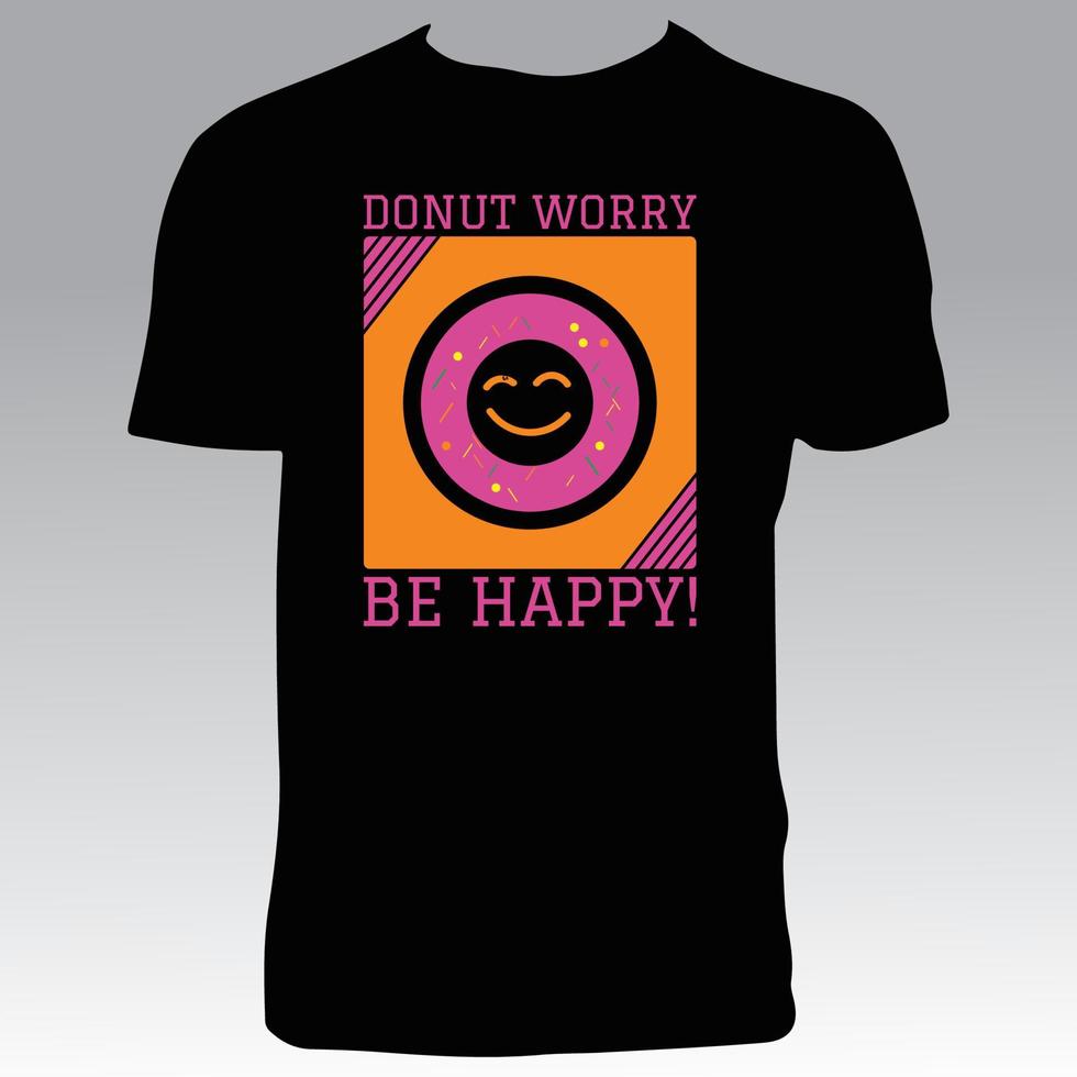Donut T Shirt Design vector