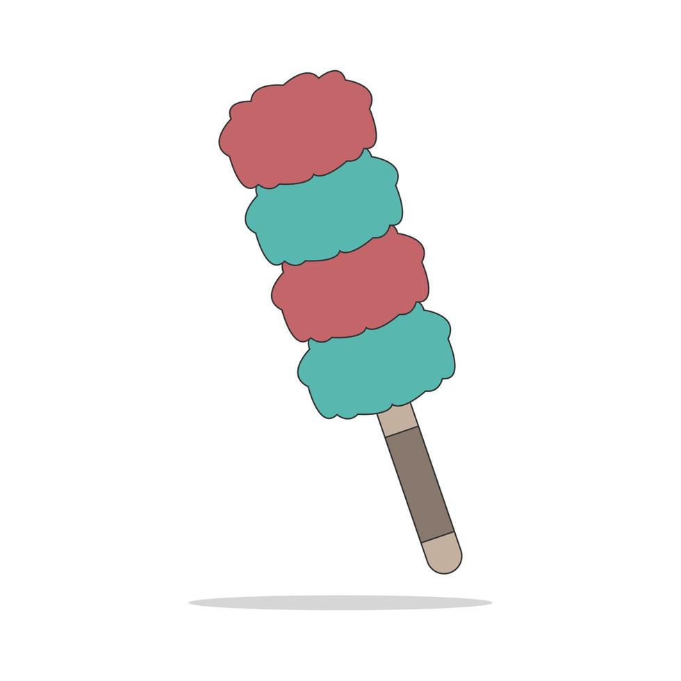 Vector illustration of a dust cleaner isolated on a white background