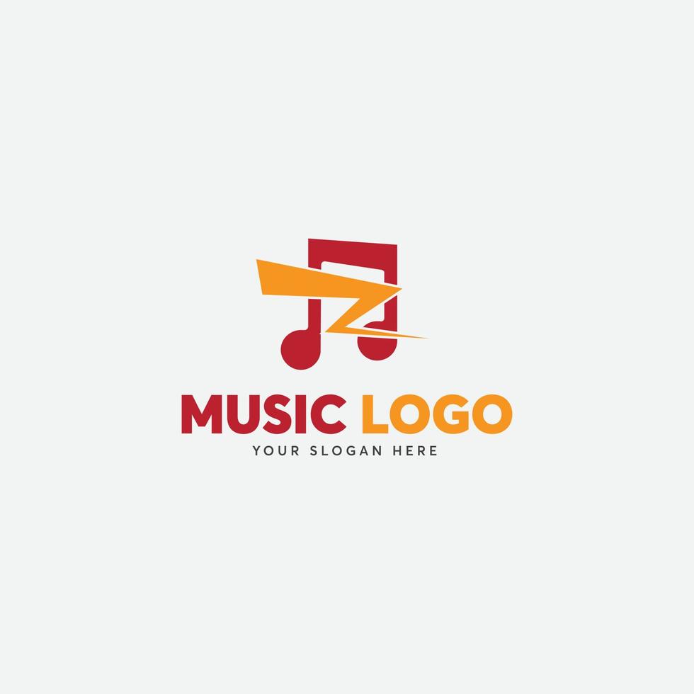 music logo. sound logo. audio logo vector