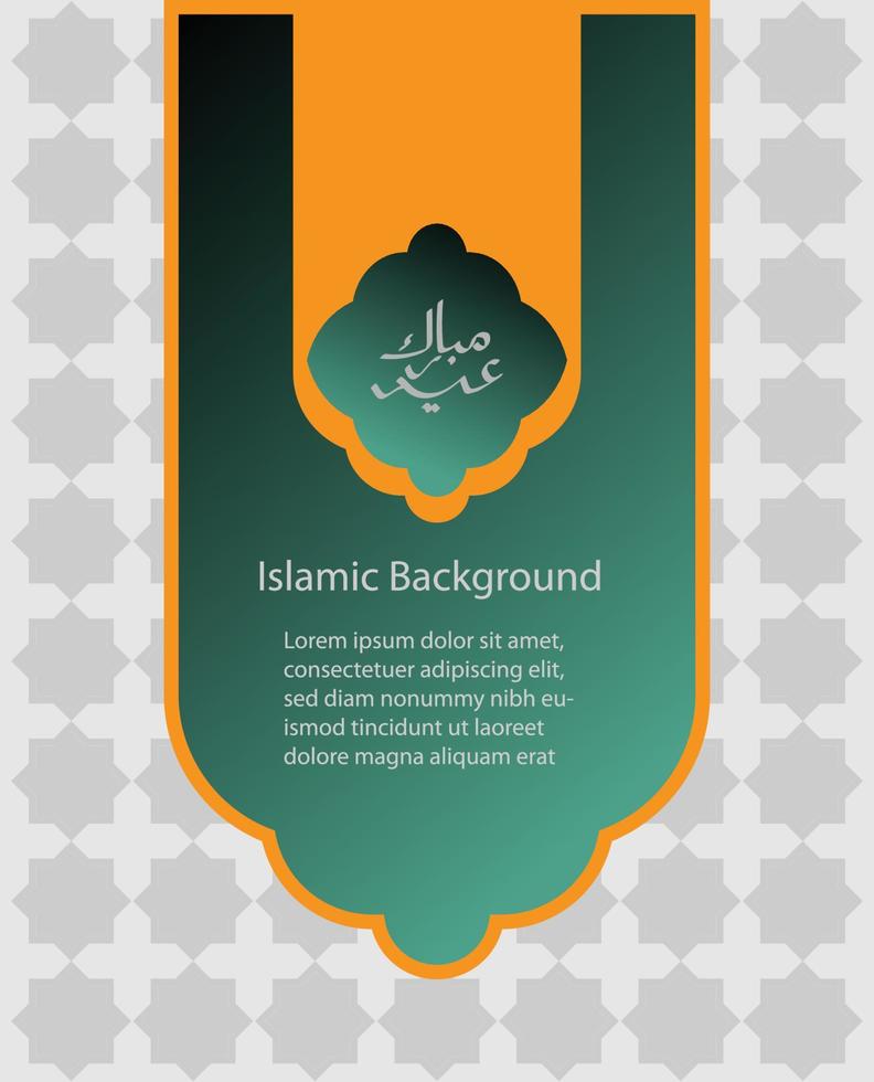 Abstract background islamic concept. Vector religion design.