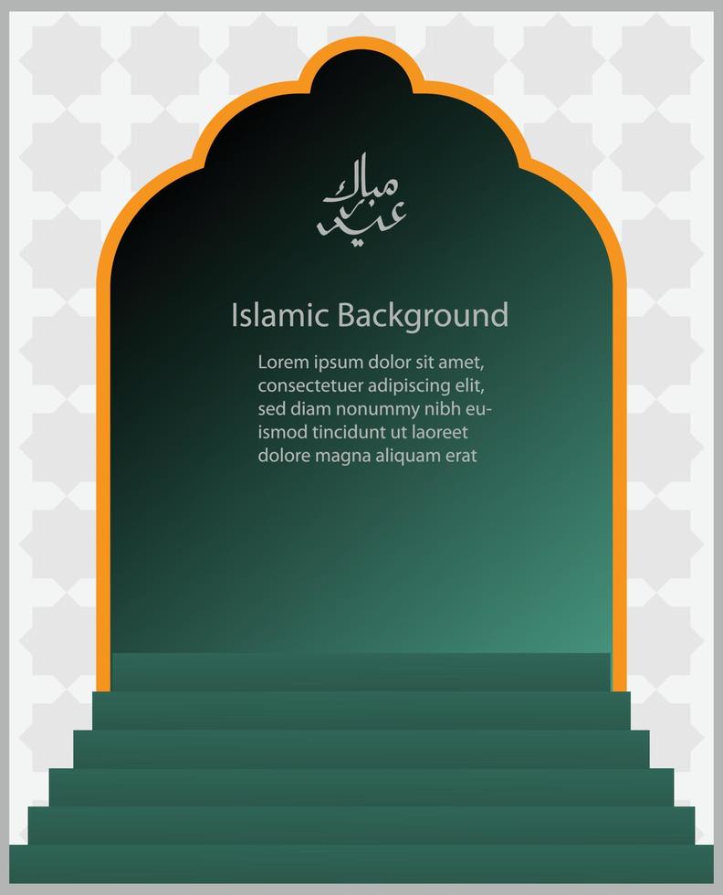 Abstract background islamic concept. vector