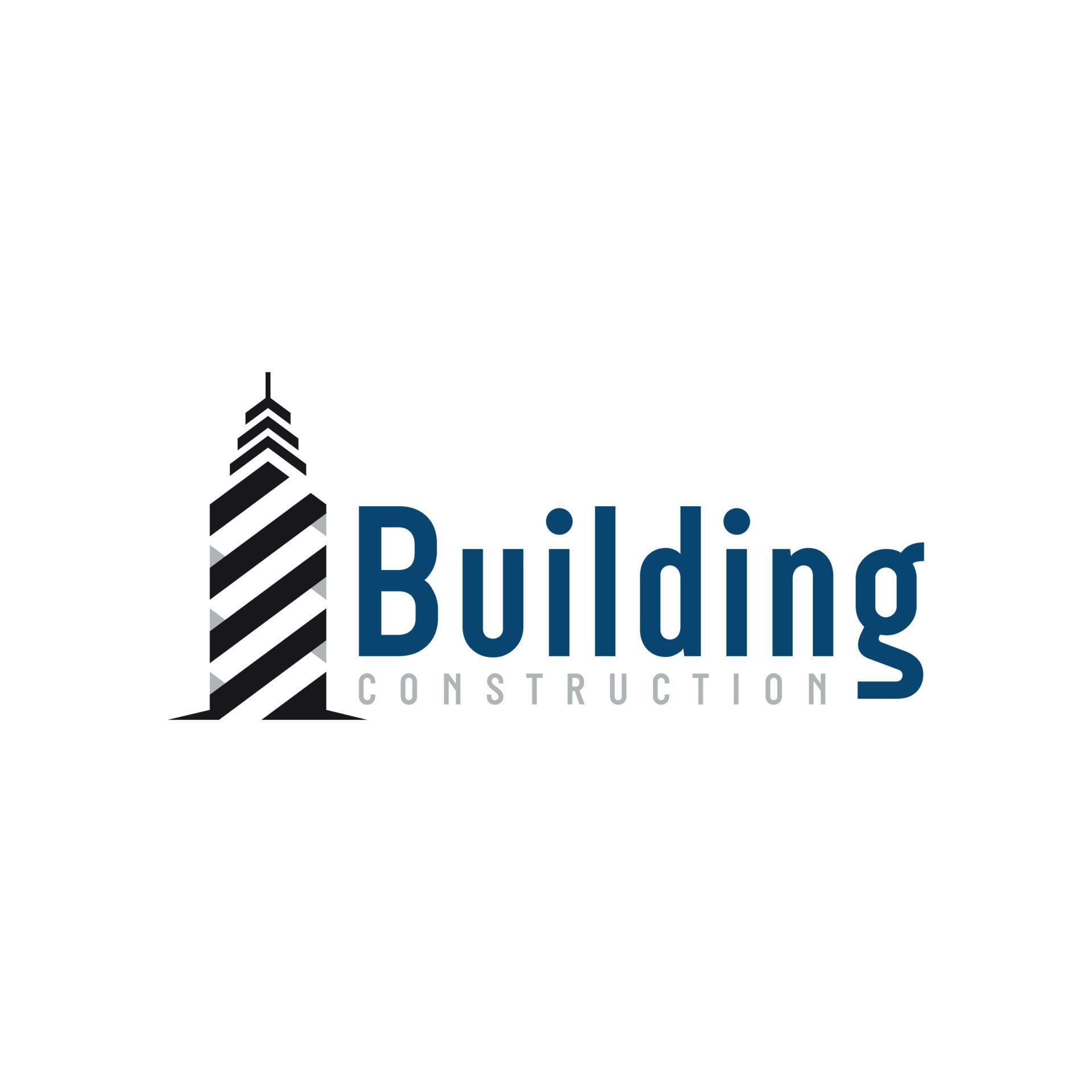 building construction logo design concept for real estate company ...