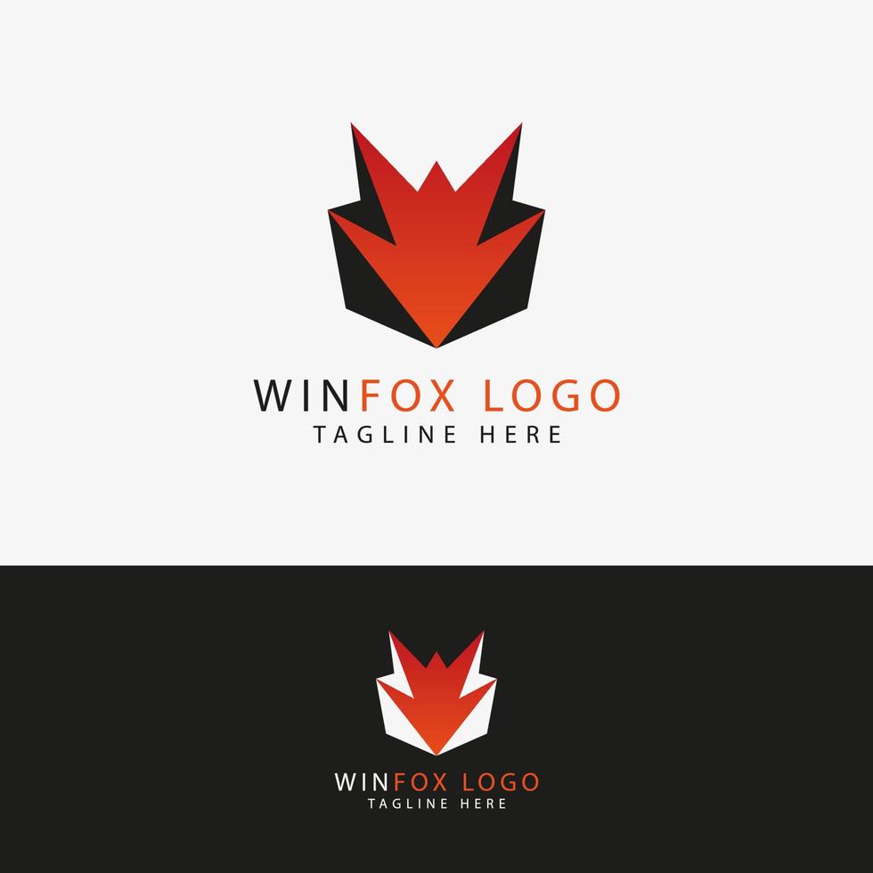 Winfox logo  free vector file