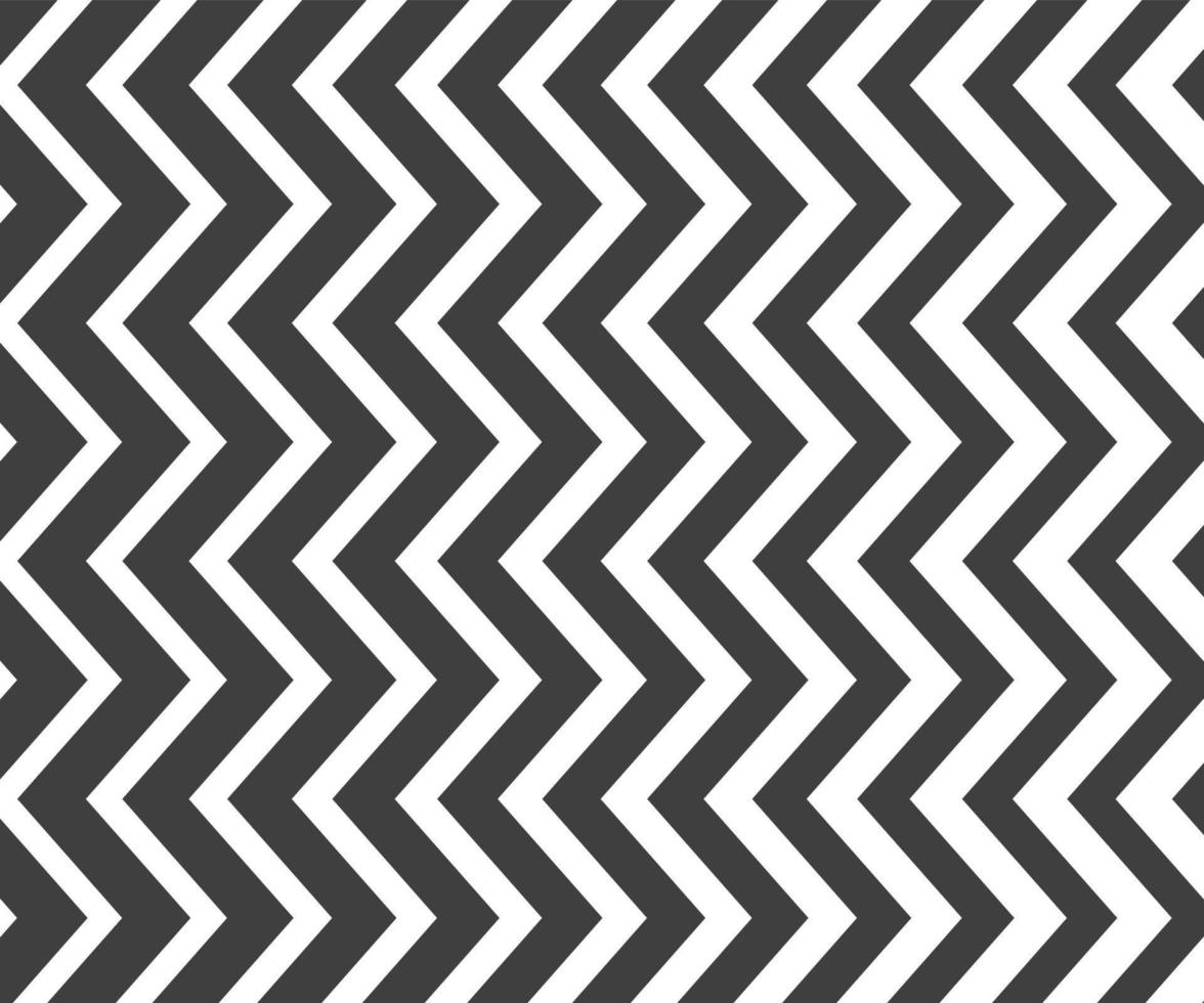 Black and white zigzag chevron pattern. Simple and modern vintage background. web design, greeting card, textile, Eps 10 vector illustration