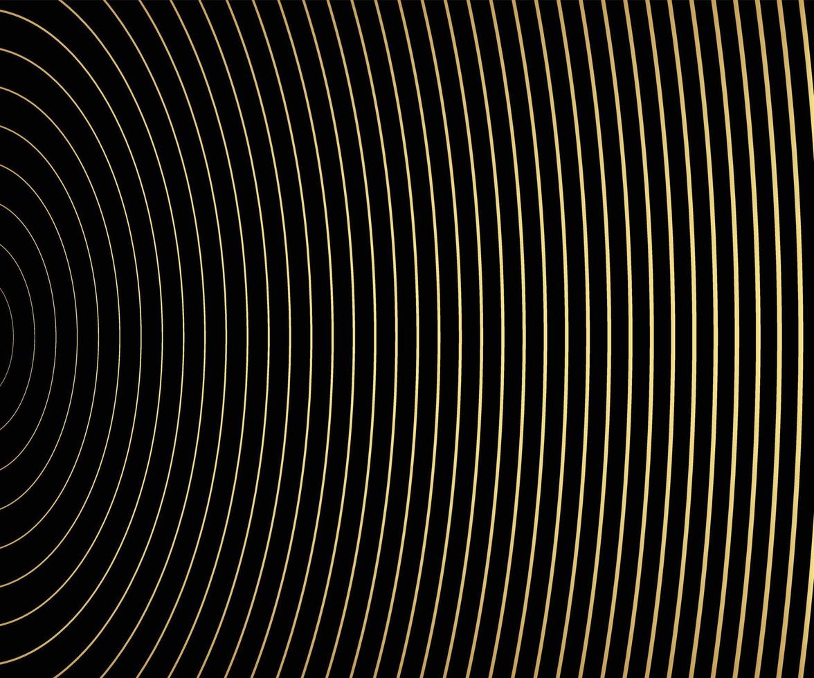 Golden wave line background vector
