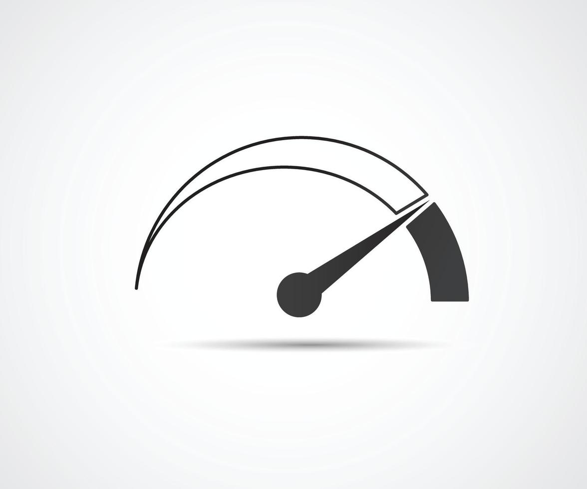 Speed, vector logo racing event, with the main elements of the modification speedometer