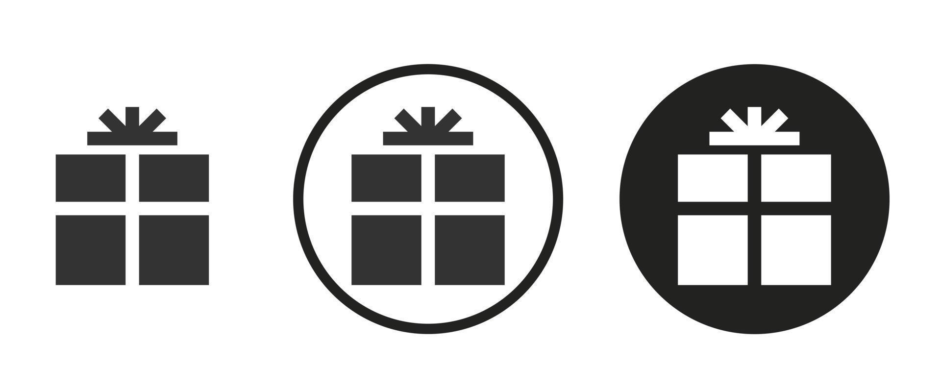 Gift icon . web icon set .vector illustration 7412940 Vector Art at ...