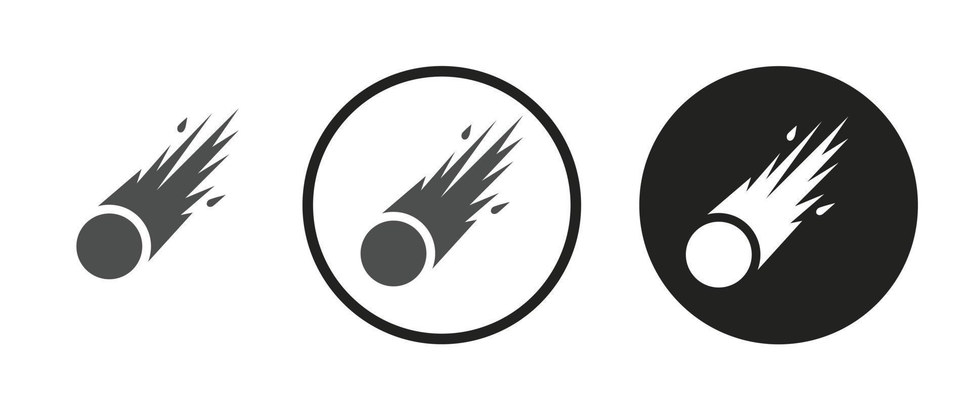 Fire ball icon . web icon set .vector illustration vector