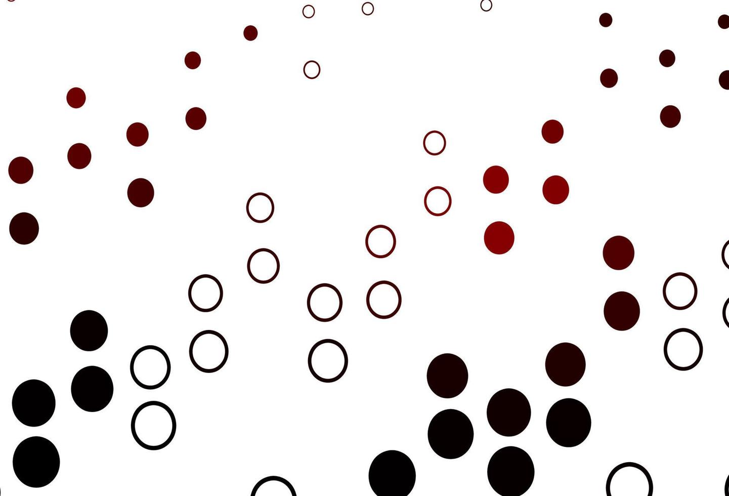 Light Red vector pattern with spheres.