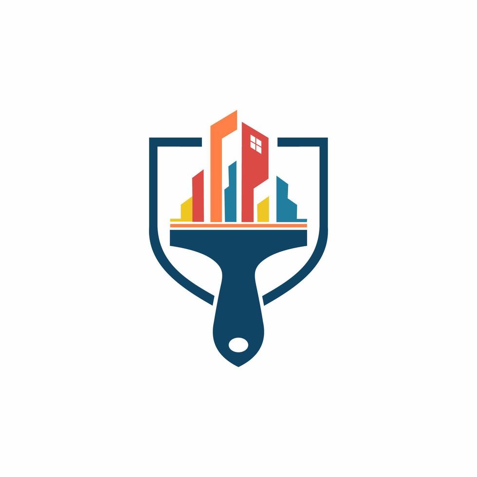 illustration logo home vector