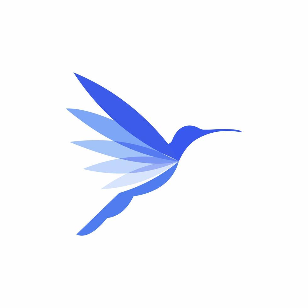 ilustración logo pájaro vector